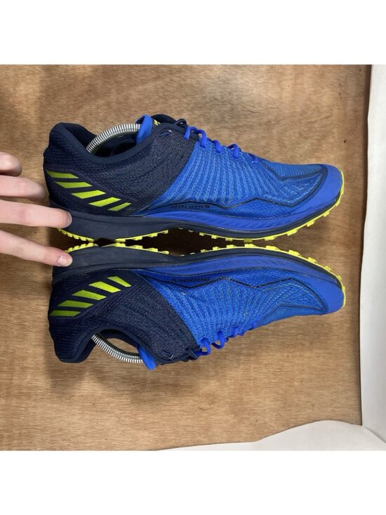 Brooks Mazama Men Size 12 Trail Running Shoes Lightweight Athletic Blue Yellow main image 7